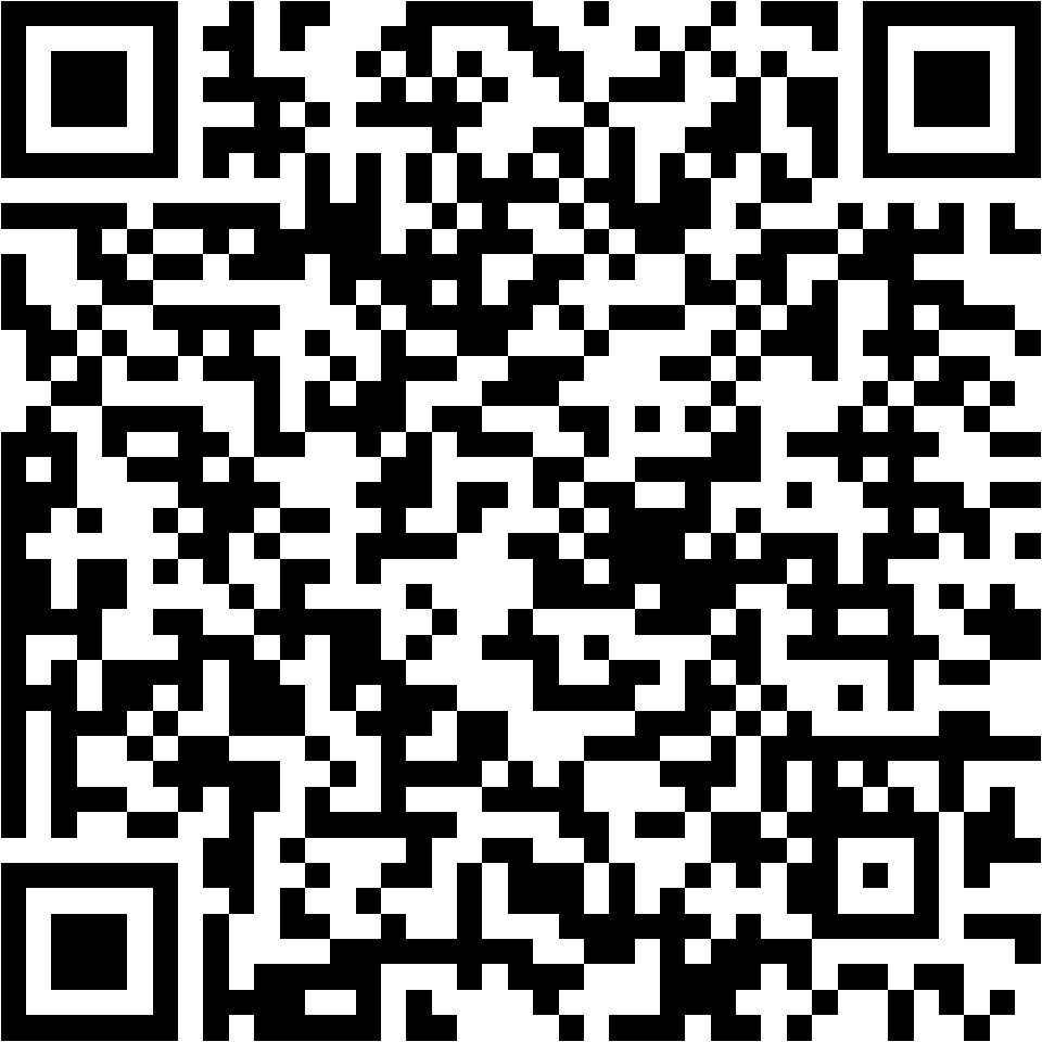 Lehrlingsportal.at Ein schwarzer und weißer QR-Code auf weißem Hintergrund.
