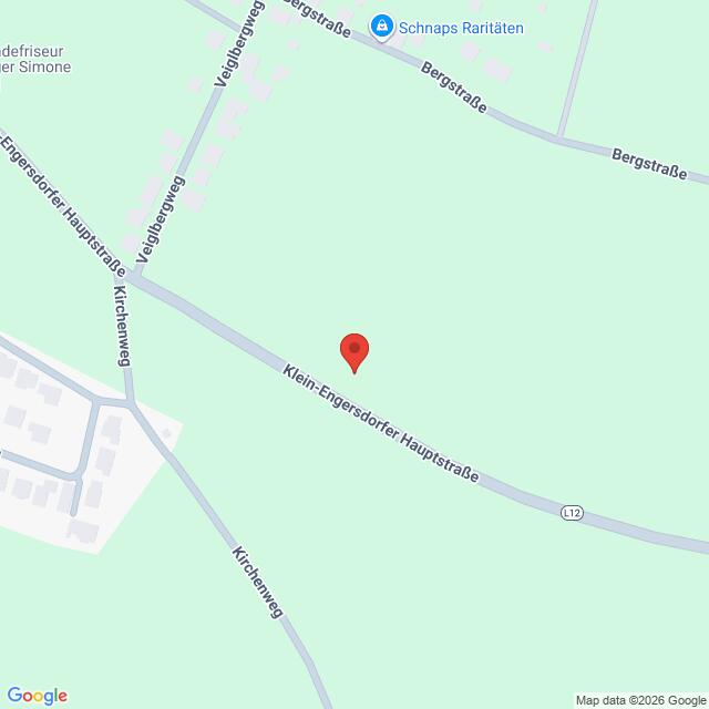 Lehrlingsportal.at Karte mit der Lage der Klein-Engersdorfer Hauptstraße an der Kreuzung mit dem Kirchenweg und dem Veiglweg, mit einer Markierung, die einen bestimmten Punkt auf der Straße anzeigt.