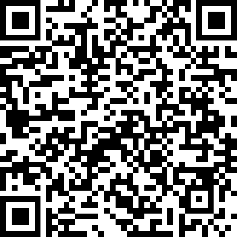 Lehrlingsportal.at Ein schwarzer und weißer QR-Code auf weißem Hintergrund.