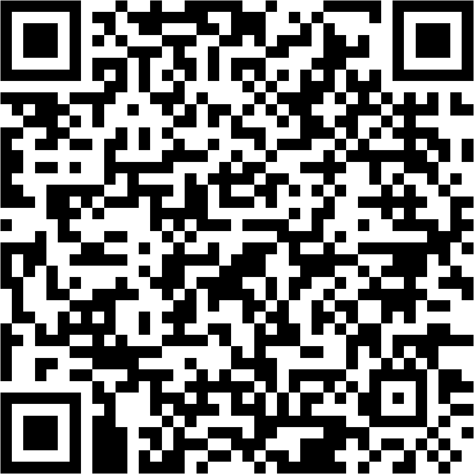 Lehrlingsportal.at Schwarzer und weißer QR-Code auf einfarbigem Hintergrund.