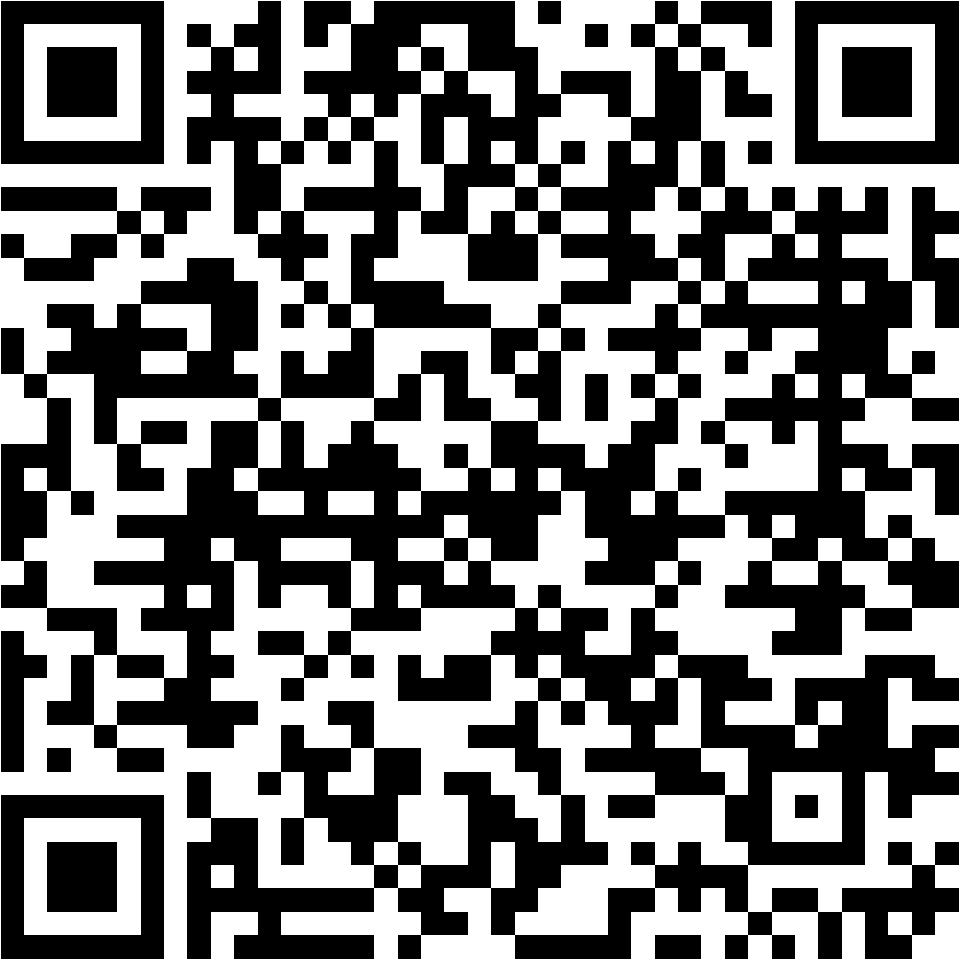 Lehrlingsportal.at Ein schwarzer und weißer QR-Code mit einem quadratischen Muster auf weißem Hintergrund.