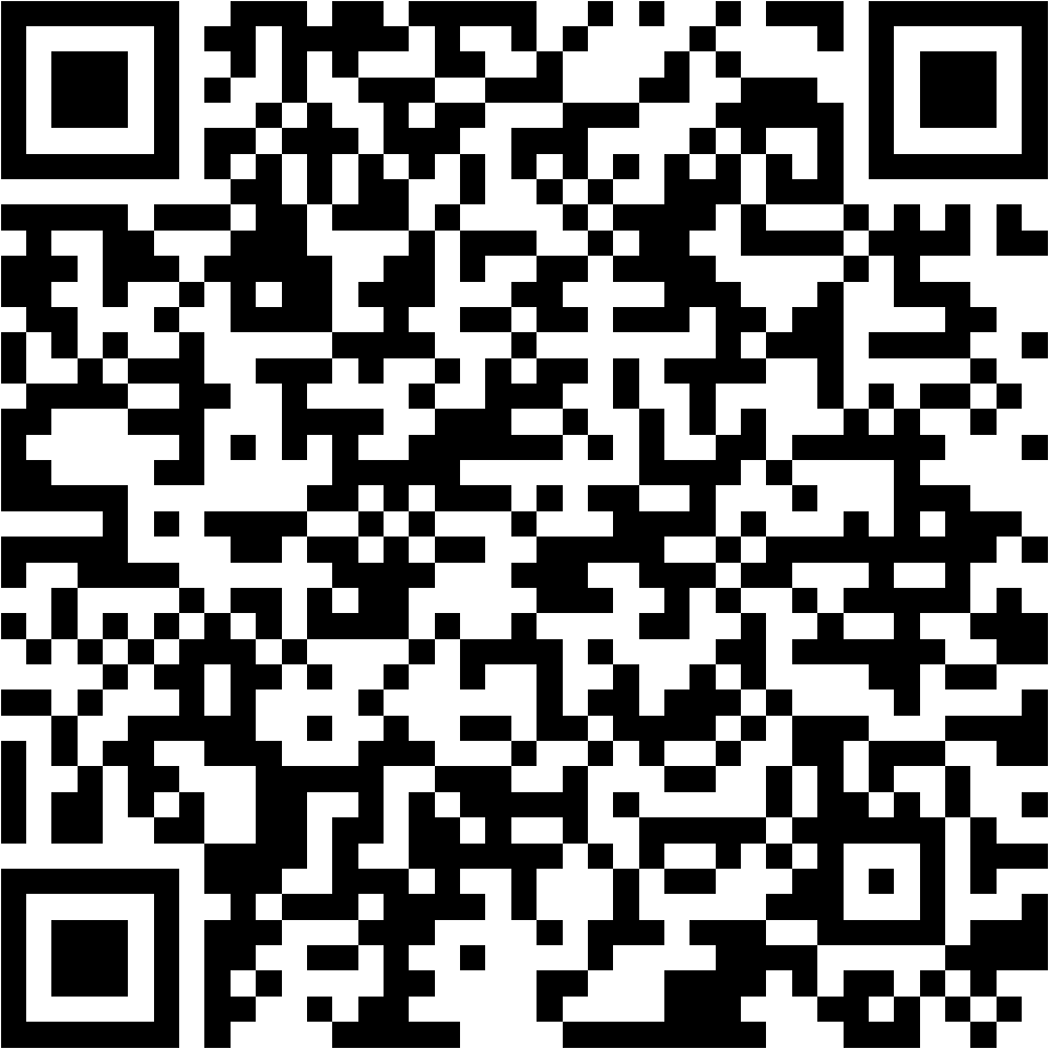 Lehrlingsportal.at Schwarzer und weißer QR-Code auf weißem Hintergrund. Der Code besteht aus gebündelten quadratischen Mustern, die in einer quadratischen Form angeordnet sind. Der spezifische verschlüsselte Inhalt ist nicht sichtbar.