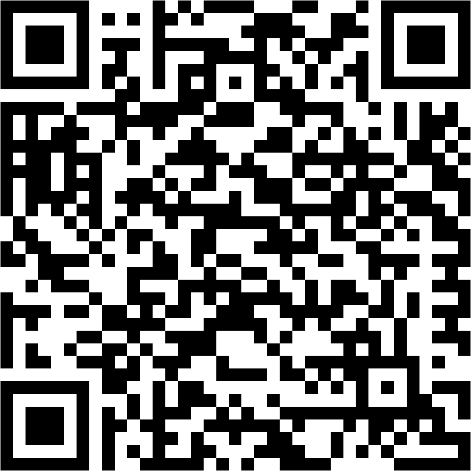 Lehrlingsportal.at Ein schwarzer und weißer QR-Code, der aus quadratischen Mustern auf weißem Hintergrund besteht.