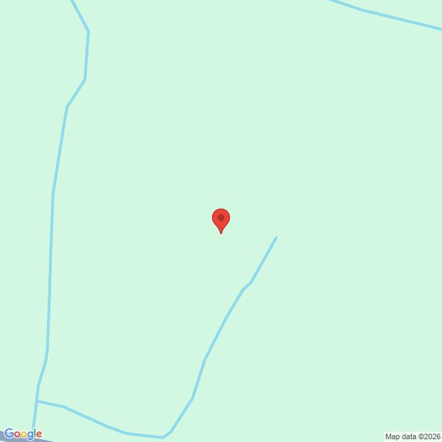 Lehrlingsportal.at Eine Google Maps-Ansicht, die eine rote Standortmarkierung über einem hellgrünen Bereich zeigt, durchzogen von zwei sich kreuzenden blauen Linien, die Wasserläufe oder Wege darstellen.