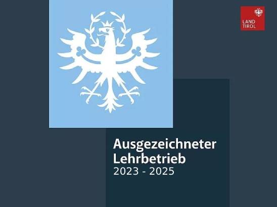 Ausgezeichneter Lehrbetrieb Tirol 2023 – 2025