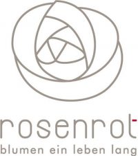 Blumen Rosenrot Logo