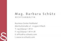 Mag. Barbara Schütz Rechtsanwältin Logo
