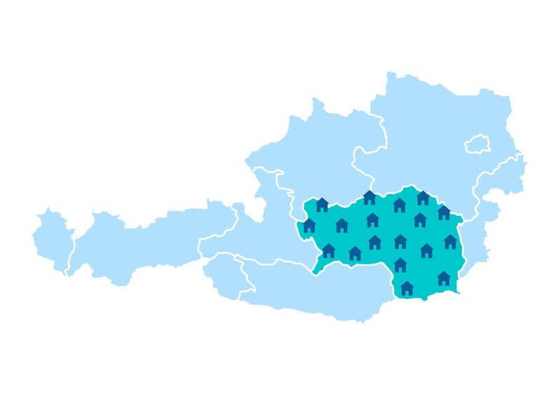 Karte Lehrbetriebe In Der Steiermark Lehrlingsportal
