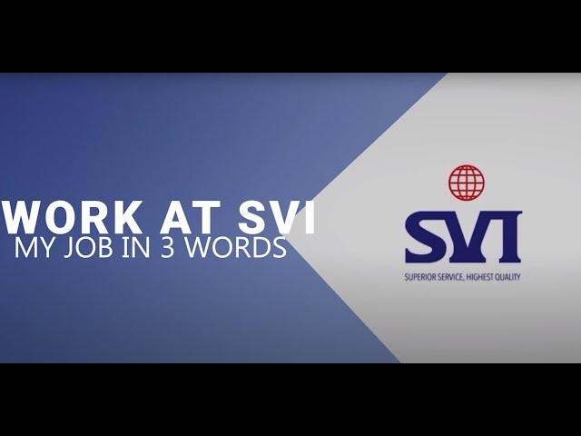 Work At Svi | My Job In 3 Words Videovorschau