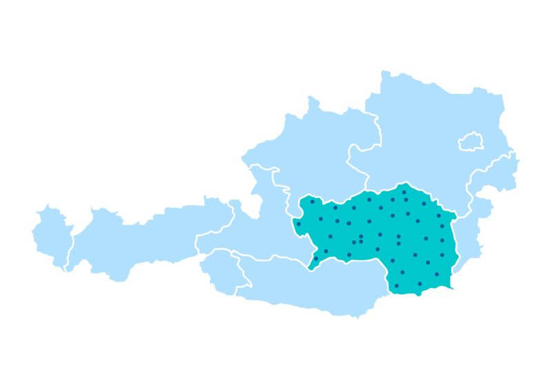 Offene Lehrstellen Karte Steiermark Lehrlingsportal