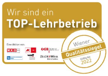 TOP-Lehrbetrieb 2022 Wiener Qualitätssiegel
