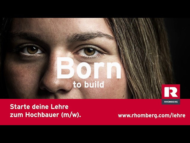 Starte Deine Lehre Im Hochbau (m/w) | Born To Build | Rhomberg Bau